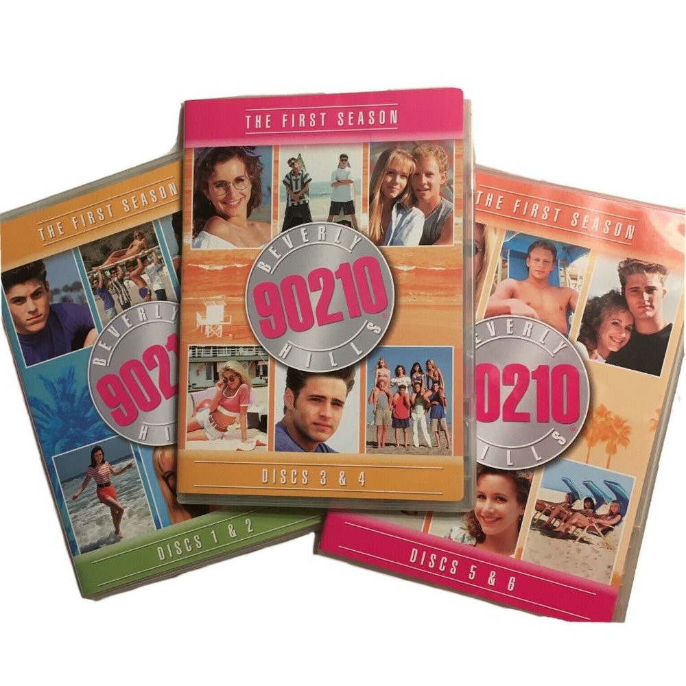 Beverly Hills 90210, The First Season, Episodes 1&2, 3&4, 5&6 (3 Discs) DVD 2006
